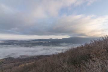 View from Oresnik rock over Hejnice town