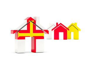 Flag of guernsey, home icon