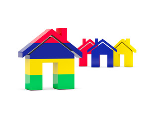 Flag of mauritius, home icon