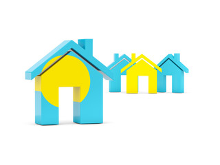 Flag of palau, home icon