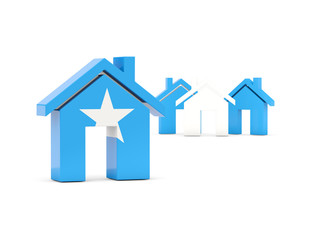 Flag of somalia, home icon