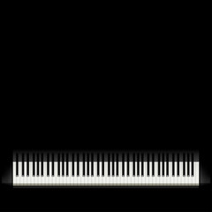 piano black background