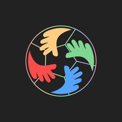 Unity in Football Logo 