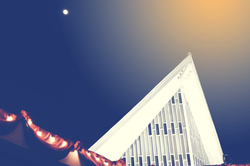 Vintage Triangular end of a roof or Gable