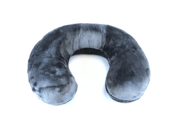neck pillow for travel isolated on white background