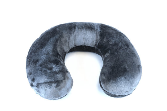 Neck Pillow For Travel Isolated On White Background