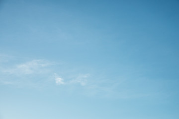 clouds in the blue sky