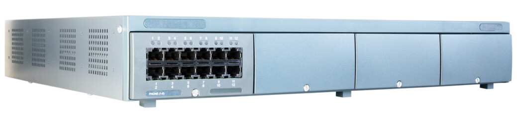 Telephone switch isolated