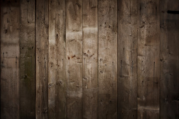 Old weathered wood planks texture background.