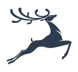 deer silhouette Christmas