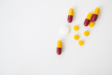 Drug prescription for treatment medication.