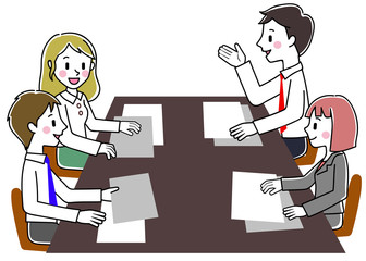 会議　ミーティング