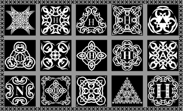 set of vector patterns for your creativity Vector EPS 10