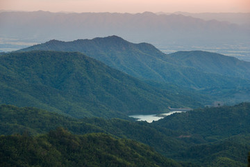 Khao Kho Mountain at sunset, Phetchabun Province, Thailand