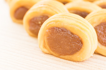 Close up Pineapple pie