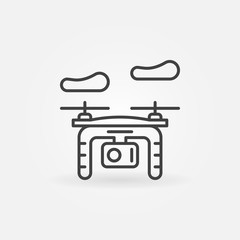 Quadrocopter linear icon