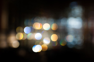 Blurred lights Bokeh