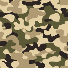 Modern fashion vector trendy camo pattern