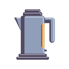 Isolated kettle on white background