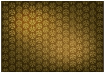 Golden Brown Color of Thai Vintage Wallpaper Pattern Background