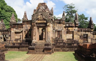 Naklejka premium The old building of Thailand.