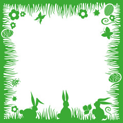 Happy easter Greeting Card.