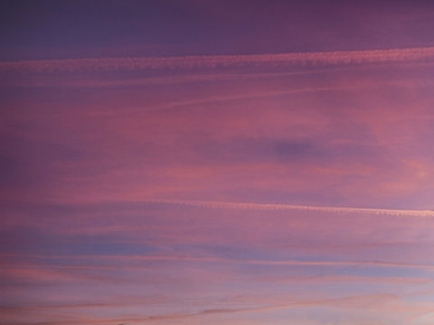 Purple Sunset Sky