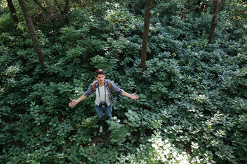 Missing man in forest