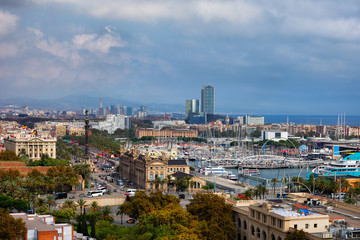 Obraz premium City of Barcelona Ciityscape in Spain