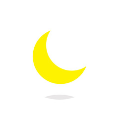 Moon icon vector