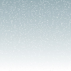 Winter background with snowflakes