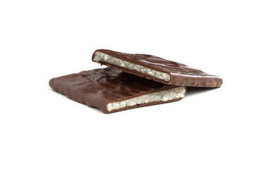 chocolate bar with filling