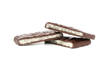 chocolate bar with filling