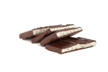 chocolate bar with filling