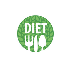 vector logo for diet