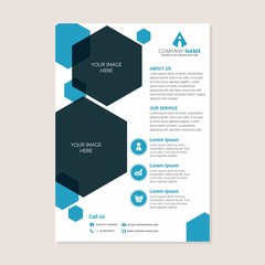 Corporate business annual report brochure flyer design. Leaflet cover presentation. Flier with Abstract geometric background. Modern publication poster magazine, layout template A4 flyer