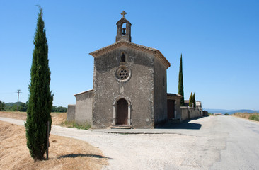 Obraz premium Small rural church in France