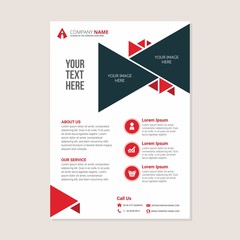 Corporate business annual report brochure flyer design. Leaflet cover presentation. Flier with Abstract geometric background. Modern publication poster magazine, layout template A4 flyer