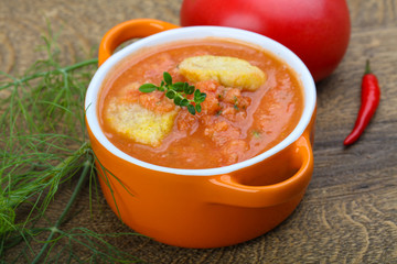 Gazpacho tomato soup