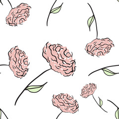 Seamless Rose Pattern