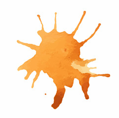 Isolated watercolor splash