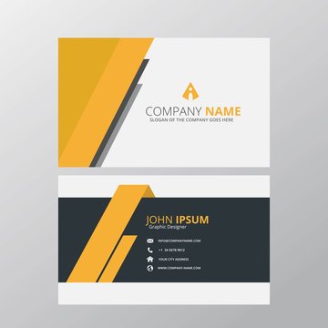 Modern Creative and Clean Business Card Design Print Templates. Flat Style Vector Illustration