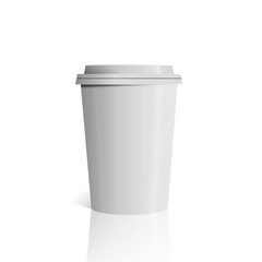Illustration of Vector Coffee Cup Isolated on White Background p