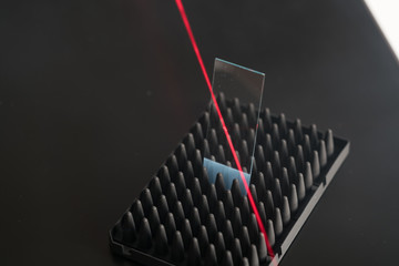 Research of the optical properties of glass