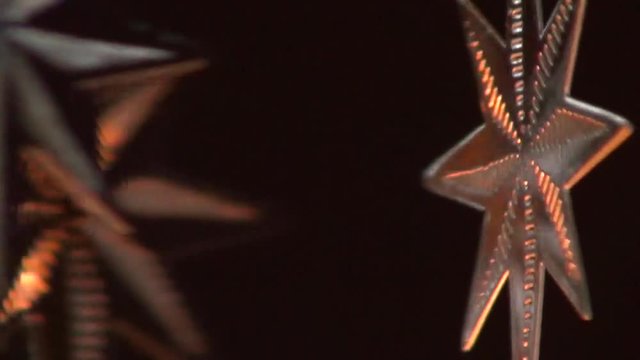 Rotierende Weihnachtssterne