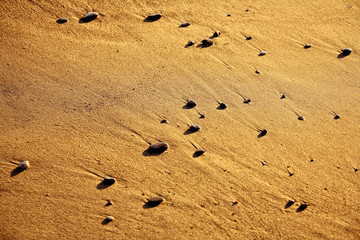 Fototapeta na wymiar pebbles and sand