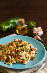 Risotto with vegetables