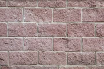 Loft styled white brick wall.