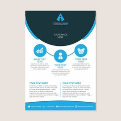 Corporate business annual report brochure flyer design. Leaflet cover presentation. Flier with Abstract geometric background. Modern publication poster magazine, layout template A4 flyer