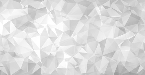 Gray triangular abstract background. Trendy vector illustration.